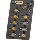 Lansky MT-050 Mini Tool Display Self Standing Holds 10 Compact Tools For Diyers by Lansky