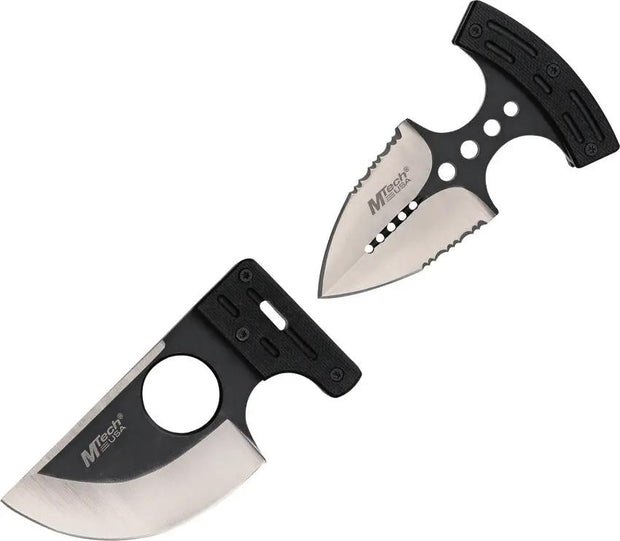 MTech Push Knife Combo MT 20 24BS Dual Blade Fixed Blade And Push Dagger For Outdoors Enthusiasts by MTech