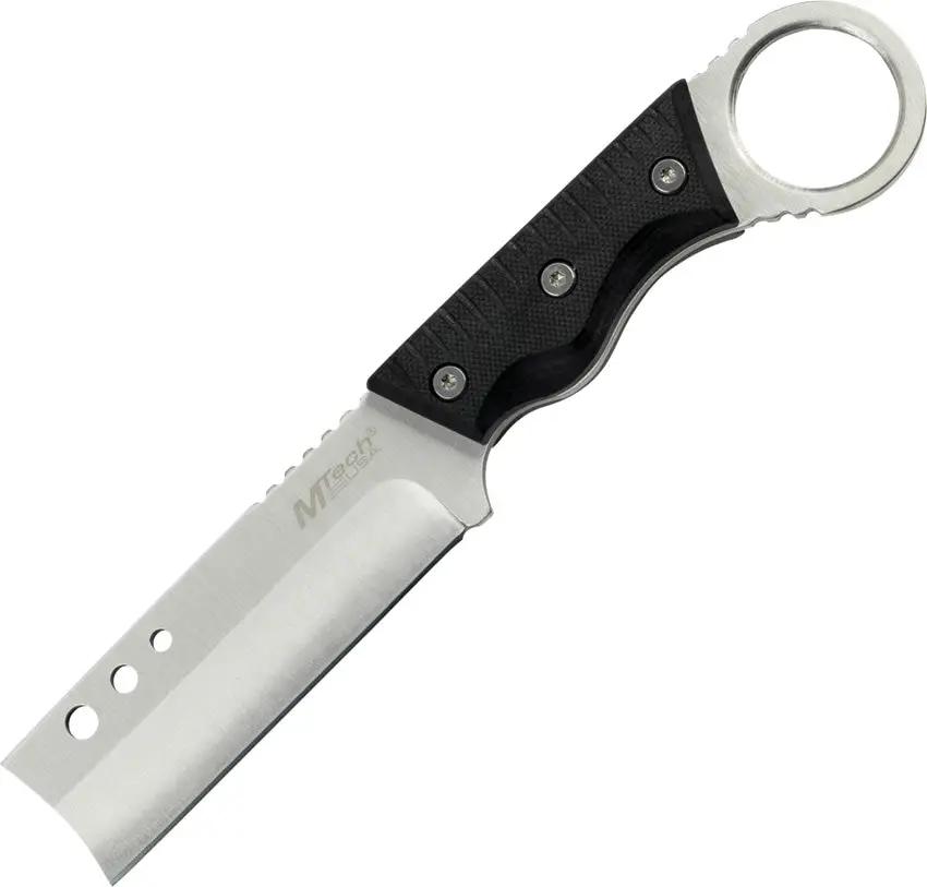 MTech MT-20-25S Fixed Blade Knife Rugged Outdoor Survival Tool 8In Overall 3.75In 440 Stainless Blade G10 Handle by MTech