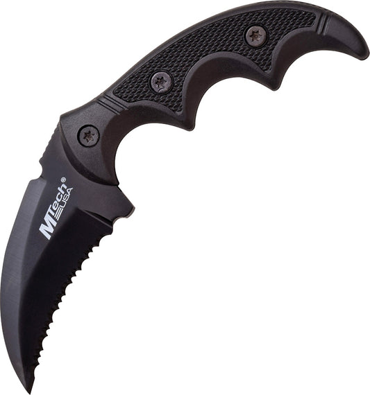 MTech Fixed Blade Black MT-20-63BK