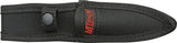MTech MT206BK Boot Knife with 3.75in Dagger Blade and Grooved Aluminum Handle for Outdoor Pros by MTech