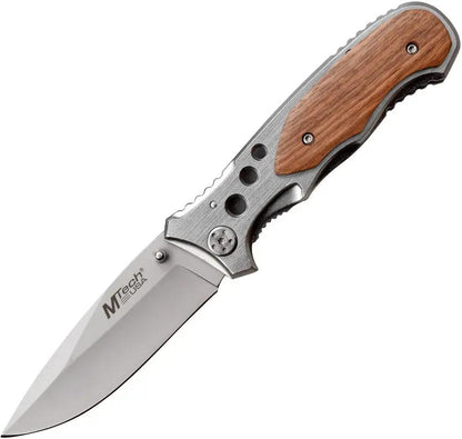 MTech Linerlock Rosewood Folding Knife MT423RW For Everyday Carry Professionals Compact by MTech