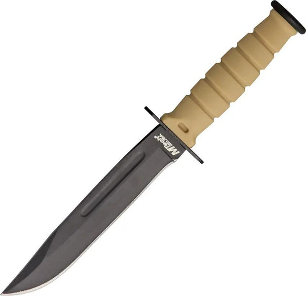 MTech Kabai Fixed Blade Knife MT632DT Desert Tan Grip with Neck Sheath for Campers and Hikers by MTech