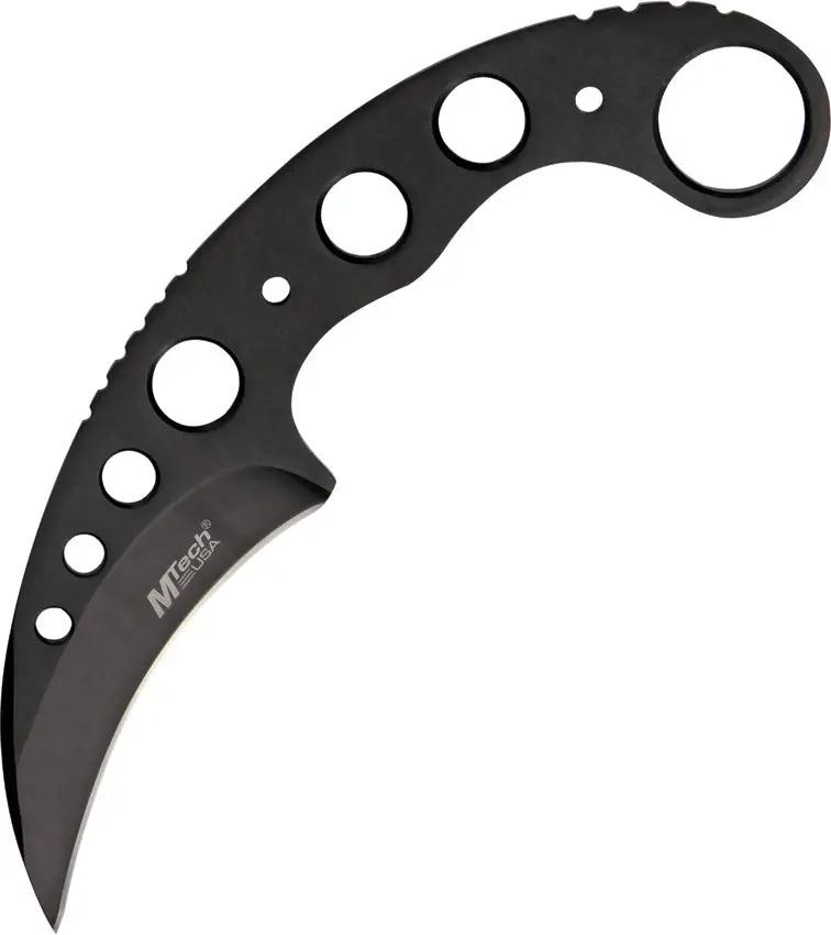 MTech Tactical Karambit Neck Knife MT664BK Secure Grip Quick Draw EDC For Outdoor Enthusiasts by MTech