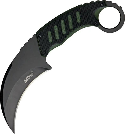 MTech Tactical Karambit Neck Knife MT665BG For EDC Enthusiasts Compact Fixed Blade With Quick Access And Secure Grip by MTech