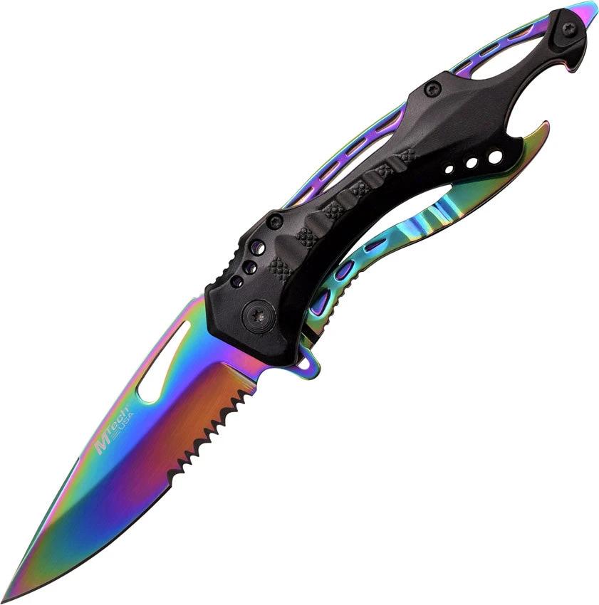 MTech Linerlock Rainbow MT-705RB by MTech