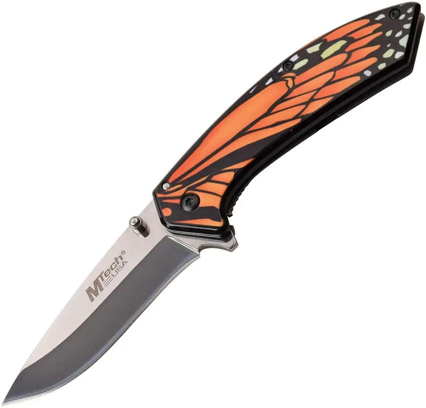 MTech Butterfly Framelock Assisted Opening Orange MT A1005OR EDC Knife For Enthusiasts High Performance by MTech