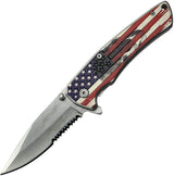 MTech American Flag Framelock A/O MT-A1027S by MTech