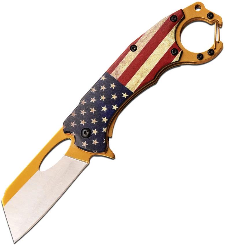 MTech Linerlock A/O Flag MT-A1028AF by MTech
