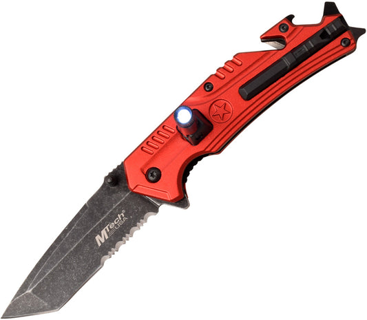 MTech Linerlock A/O Red MT-A1114RD