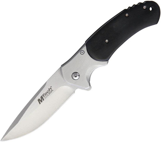MTech Linerlock A/O Black Pakkawood MT-A1155BK by MTech