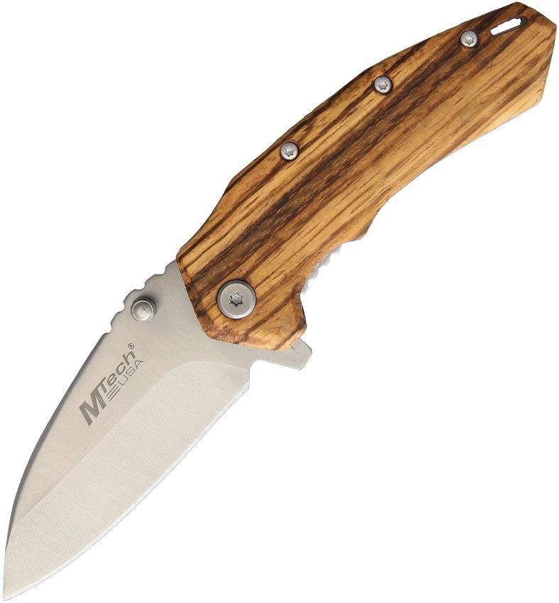 MTech Linerlock A/O Zebrawood MT-A1158ZW by MTech