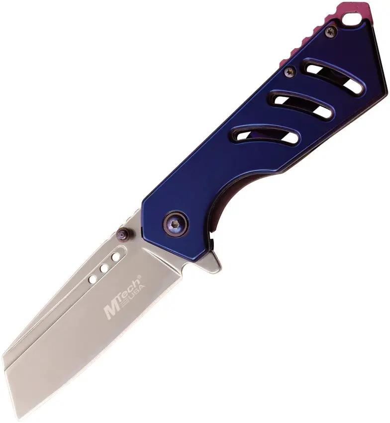 Mtech Framelock Purple MT A1174PL Folding Knife For Everyday Carry With 3 Inch Mirror Blade And Assisted Opening by Mtech