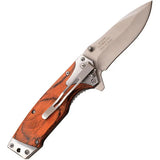MTech Pakkawood Linerlock Assisted Opening Folding Knife MTA1175BR For Everyday Carry by MTech