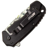MTech Money Framelock Assisted Opening Knife MT A1189BC For EDC Fans With 3In Closed 2In Blade by MTech