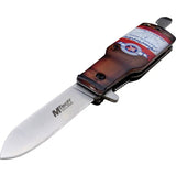 Mtech Bottle Linerlock Beer Themed Assisted Opening Knife With Built In Bottle Opener For EDC Enthusiasts by Mtech