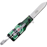 Mtech Bottle Linerlock Knife Lager Artwork Assisted Opening EDC Bottle Opener Outdoors by Mtech