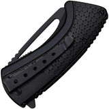 MTech Linerlock Assisted Opening Black Pocket Knife 2.75in Wharncliffe Blade Compact EDC Ready by Mtech