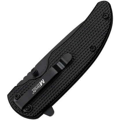 Premium MTech Linerlock Assisted Opening Knife MT A1198BK Black Aluminum Handle for EDC Enthusiasts by MTech