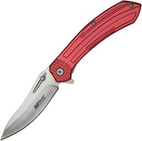 Mtech Linerlock Assisted Opening Red Knife For EDC Fans by Mtech