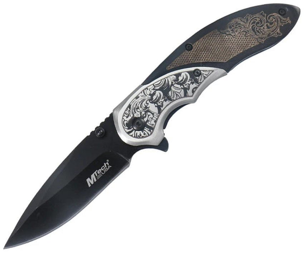 Mtech Linerlock A/O Black MT-A2006BB by Mtech