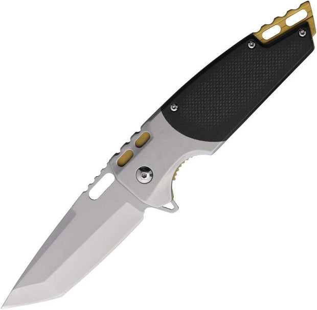 Mtech Linerlock A/O Black/Silver MT-A2009SB by Mtech