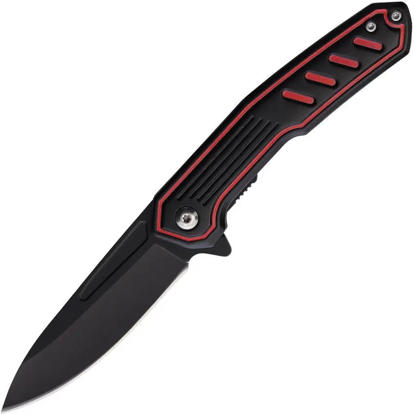 Mtech Linerlock A/O Black/Red MT-A2014BR by Mtech