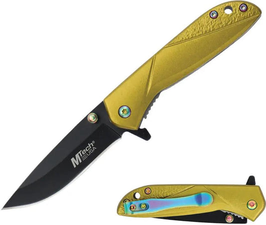Mtech Linerlock A/O Gold MT-A2017GD by Mtech