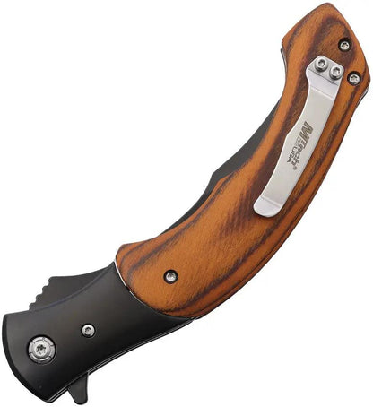 Mtech Linerlock A/O Wood MT-A2023WD by Mtech