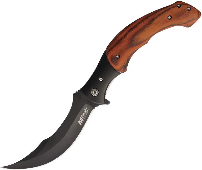 Mtech Linerlock A/O Wood MT-A2023WD by Mtech