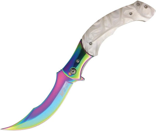 Mtech Linerlock A/O POM MT-A2023WH by Mtech