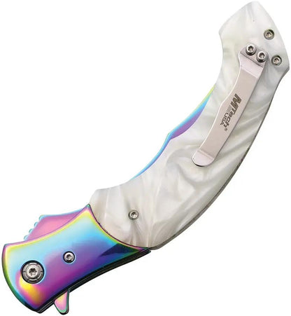 Mtech Linerlock A/O POM MT-A2023WH by Mtech