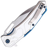 Mtech Linerlock A/O Silver/Blue MT-A2026SL by Mtech