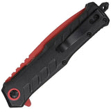Mtech Linerlock A/O Red/Black MT-A2032BK by Mtech