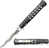 Mtech Linerlock A/O Black Wavy MT-A2042WB by Mtech