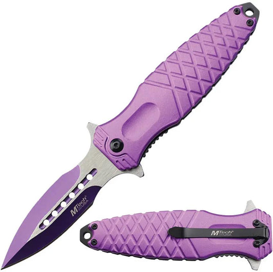 Mtech Linerlock A/O Purple MT-A2044PL by Mtech