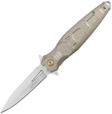 Mtech Linerlock A/O Silver MT-A2049SL by Mtech