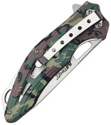 Mtech Linerlock A/O Green Camo MT-A2053GN by Mtech