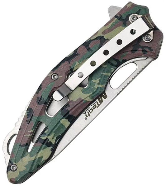 Mtech Linerlock A/O Green Camo MT-A2053GN by Mtech