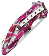 Mtech Linerlock A/O Pink Camo MT-A2053PK by Mtech