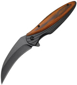 Mtech Linerlock A/O Wood MT-A2054DB by Mtech