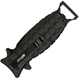 MTech Grenade Linerlock Assisted Opening Knife Black MT A588BK For EDC Enthusiasts by MTech