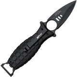 MTech Grenade Linerlock Assisted Opening Knife Black MT A588BK For EDC Enthusiasts by MTech