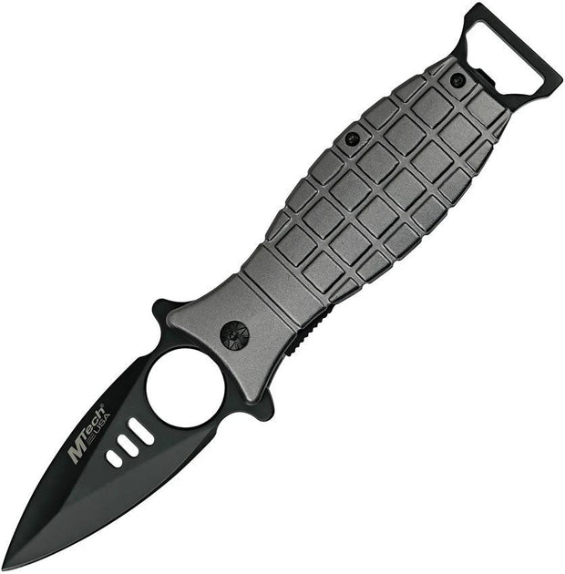 MTech Grenade Linerlock A/O Gray MT-A588GY by MTech