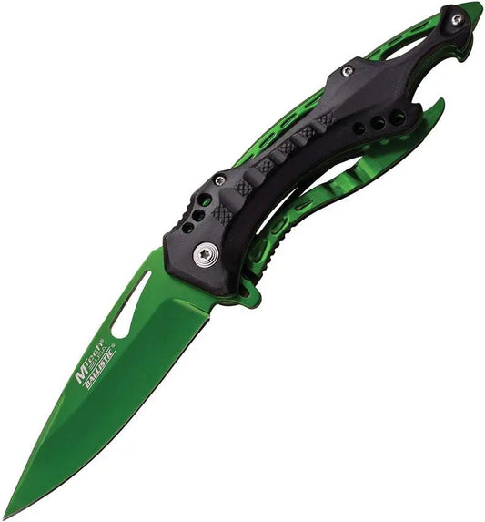 MTech Ballistic Linerlock Assisted Opening Green MT A705GN EDC Knife For Outdoor Everyday Carry by MTech