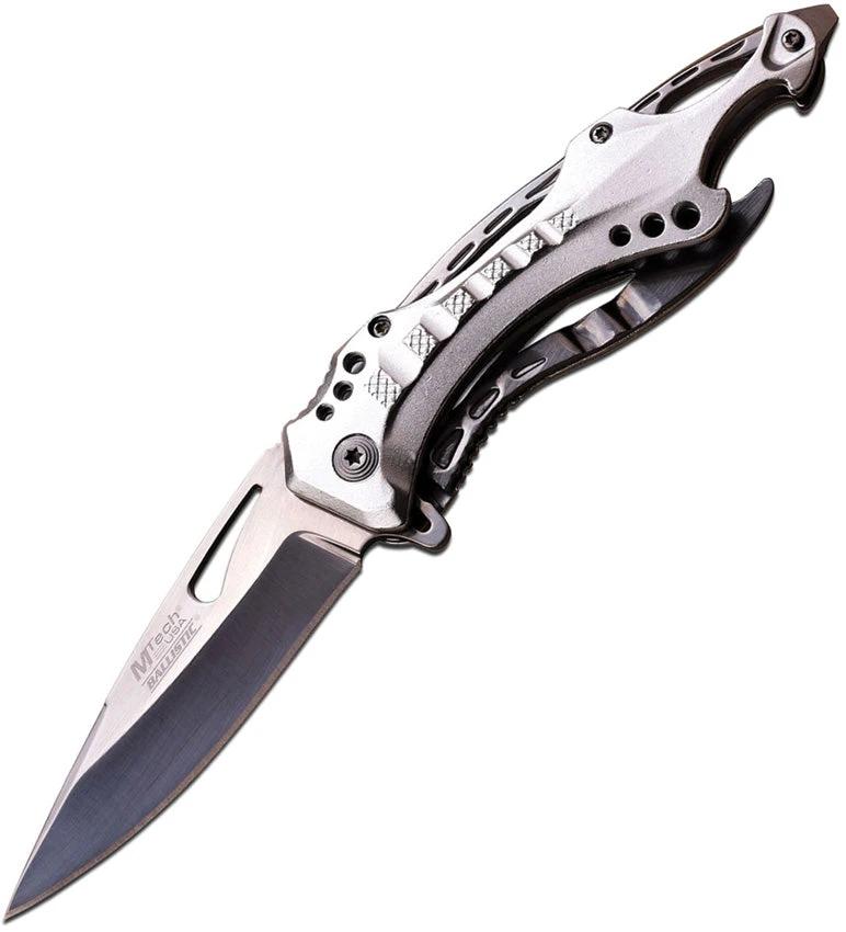 MTech Linerlock A/O Silver MT-A705SL by MTech