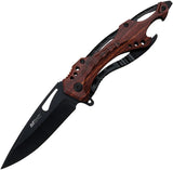 Mtech Linerlock A/O Brown MT-A705WD by Mtech