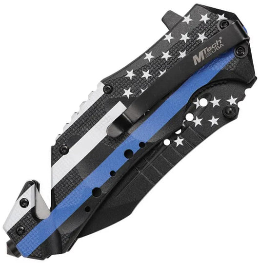 Mtech Rescue Linerlock A/O Police MT-A845PD by Mtech