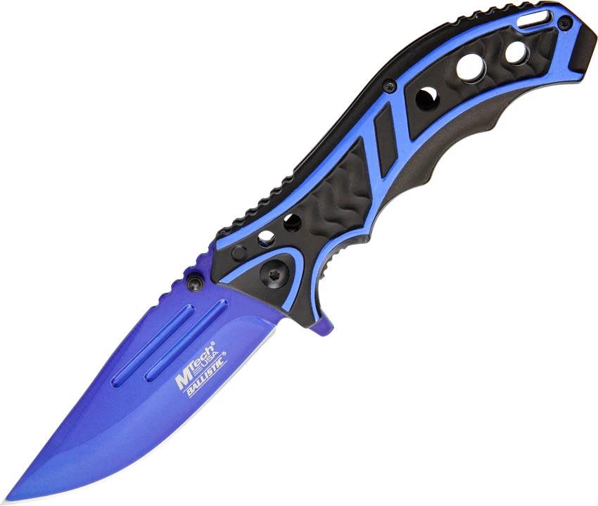MTech Linerlock Black/Blue A/O MT-A907BL by MTech