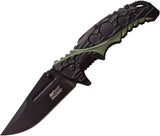 MTech Linerlock A/O Black/Green MT-A957BG by MTech